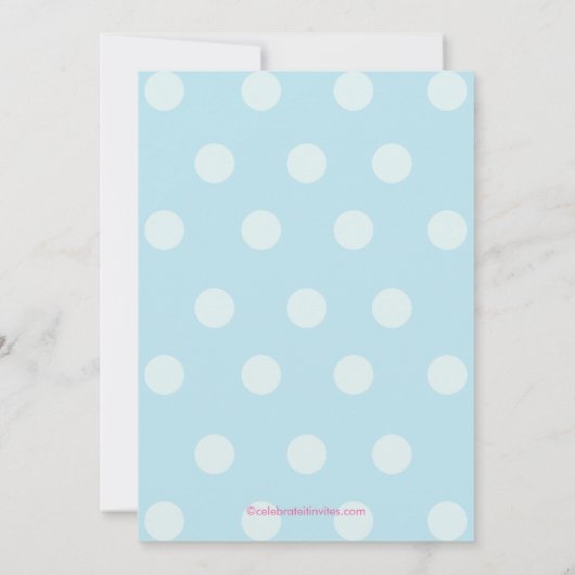 甘い専門店キャンデーの誕生日のパーティの招待状 招待状 (裏面)