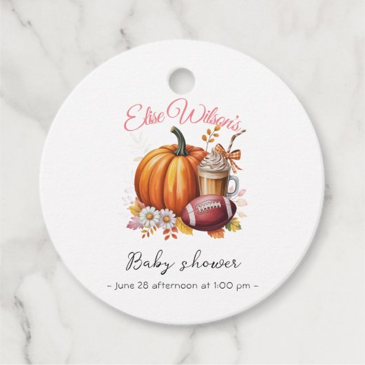 甘い小さなかぼちゃが道に出ている フェイバータグ (正面)