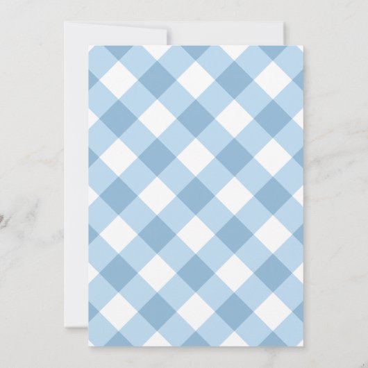 甘い小さなかぼちゃのベビーシャワー招待状 招待状 (裏面)