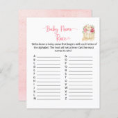 甘い小さなかぼちゃのベビー名の競争 (正面/裏面)