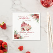 甘い小さなかぼちゃの秋の赤ちゃんシャワー スタンダードカクテルナプキン (インサイチュ)