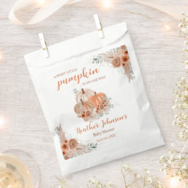 甘い小さなかぼちゃの秋の赤ちゃんシャワー フェイバーバッグ