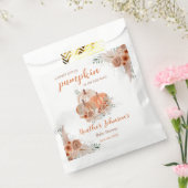 甘い小さなかぼちゃの秋の赤ちゃんシャワー フェイバーバッグ (封をした状態)