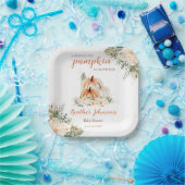 甘い小さなかぼちゃの秋の赤ちゃんシャワー ペーパープレート (パーティー)