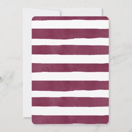 甘い小さなかぼちゃの秋の赤ちゃんシャワー 招待状 (裏面)