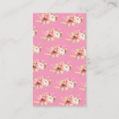 甘い小さなかぼちゃの赤ちゃんシャワーおむつラッフル エンクロージャーカード (裏面)