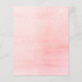 甘い小さなかぼちゃの赤ちゃんシャワービンゴゲーム (裏面)