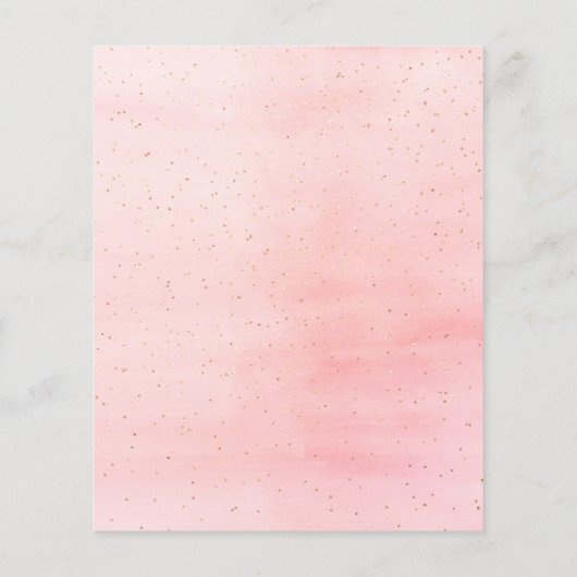 甘い小さなかぼちゃの赤ちゃんシャワービンゴゲーム (裏面)