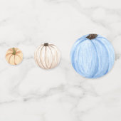 甘い小さなかぼちゃの赤ちゃんシャワー コンフェッティ (正面)