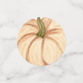 甘い小さなかぼちゃの赤ちゃんシャワー コンフェッティ (スモール正面)