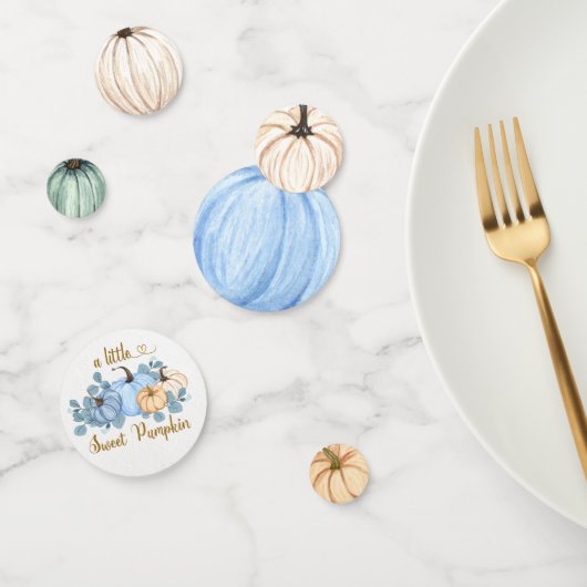 甘い小さなかぼちゃの赤ちゃんシャワー コンフェッティ (グループ)