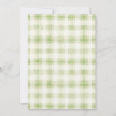 甘い小さなかぼちゃの赤ちゃんシャワー 招待状 (裏面)