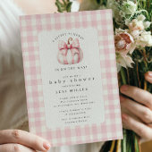 甘い小さなかぼちゃの赤ちゃんシャワー 招待状