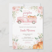 甘い小さなかぼちゃの赤ちゃん 招待状 (正面)