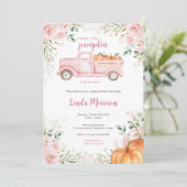 甘い小さなかぼちゃの赤ちゃん 招待状 (スタンド正面)