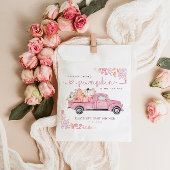 甘い小さなかぼちゃピンク秋の赤ちゃんシャワー フェイバーバッグ