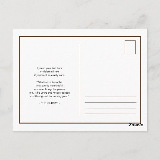 甘い小さなウサギの水の色の願い ポストカード (裏面)