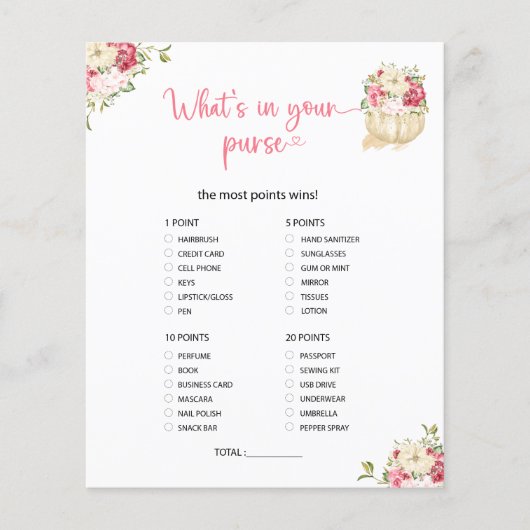 甘い小さなカボチャあなたの財布のゲームの中に何がある (正面)