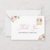 甘い小さなカボチャありがとうノートカード ノートカード (正面)