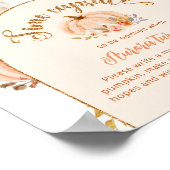 甘い小さなカボチャのタイムカプセルの誕生日 ポスター (角)