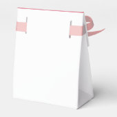 甘い小さなカボチャのピンクの女の子ベビーシャワー フェイバーボックス (裏面サイド)