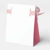 甘い小さなカボチャのピンクの女の子ベビーシャワー フェイバーボックス (裏面サイド)