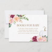 甘い小さなカボチャの本ベビー 招待状 (正面)