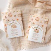 甘い小さなカボチャの誕生日感謝していあなた カード