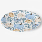 甘い小さなカボチャの赤ちゃんシャワー紙プレート ペーパープレート (アングル)