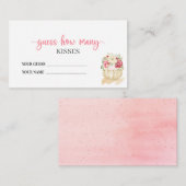 甘い小さなカボチャの赤ん坊シャワーいくつキス エンクロージャーカード (正面/裏面)