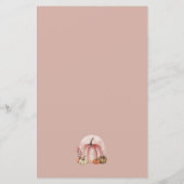 甘い小さなカボチャの願いベビーアドバイスカード (裏面)