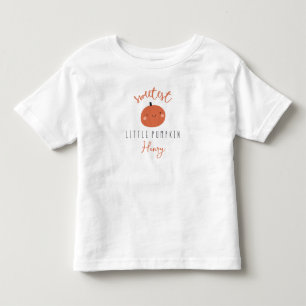 甘い小さなカボチャ名前をカスタムする トドラーTシャツ
