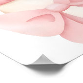 甘い小さなカボチャ弓ベビーシャワーウェルカム ポスター (角)