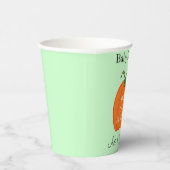 甘い小さなカボチャ赤ちゃんシャワー双子 紙コップ (右)