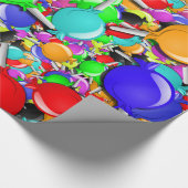 甘い小さなキャンディスカー ラッピングペーパー (角)