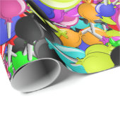 甘い小さなキャンディスカー ラッピングペーパー (ロールコーナー)