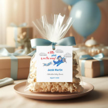 甘い小さなテディベアの空の赤ちゃんシャワー