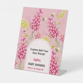 甘い小さなハチのサインのカスタム言葉 台座サイン