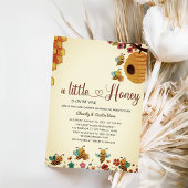 甘い小さなハチミツは、その方法ベビーシャワー 招待状