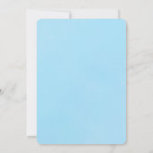 甘い小さなハロウィーンのブーが進行中 招待状 (裏面)