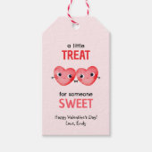 甘い小さなハート ギフトタグ (正面)