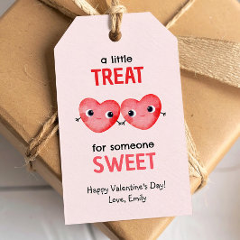 甘い小さなハート ギフトタグ