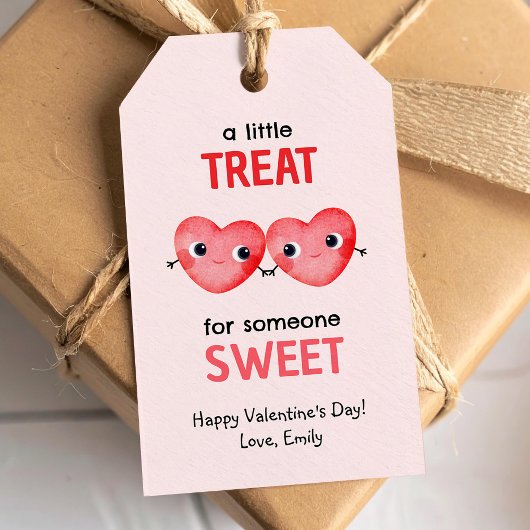 甘い小さなハート ギフトタグ
