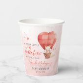 甘い小さなバレンタインが途中の赤ちゃんシャワー 紙コップ (正面)