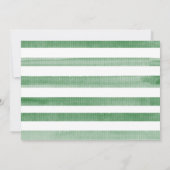 甘い小さなピーナッツボーイゾウ赤ちゃんシャワーの招待 招待状 (裏面)