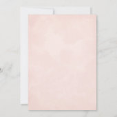 甘い小さなベビースイカの赤ちゃんシャワー 招待状 (裏面)