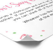 甘い小さなベビースイカ言わないベビー ポスター (角)