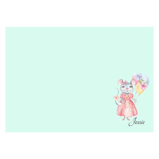 甘い小さなマウス名を追加Color Post-it N ポストイット