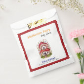 甘い小さなマッシュルームの妖精が途中にある フェイバーバッグ (封をした状態)