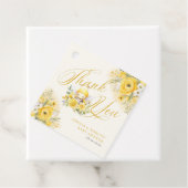 甘い小さなミツバチ赤ちゃんシャワーありがとう フェイバータグ (インサイチュ)